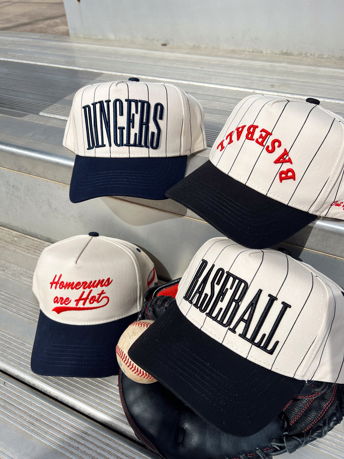 Dingers - Stripe Vintage Trucker Hat